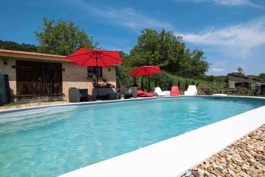 Combe Jolie Clim, Piscine & Jacuzzi Villa Saint-Vincent-de-Cosse Exterior photo